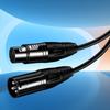 Professional 3Pin Connection Male To Female Auditory Connection For Microphones And Speaker Line