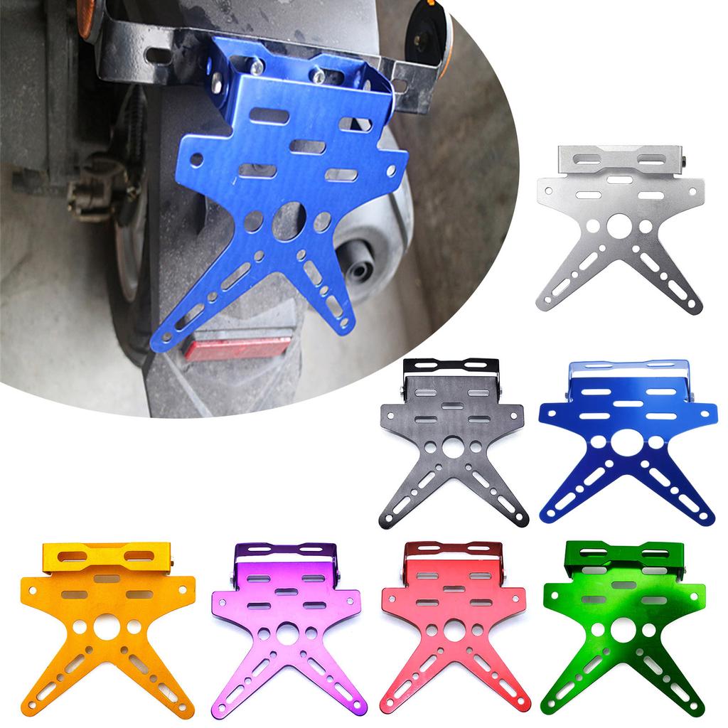 Versatile Motorbike & Scooters License Plate Frame Aluminum License Plate Support Motorcycle License Plate Brackets