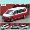 Legierung Auto Modell 1:64 Volkswagen T6 Multivan Sammler-Schwungrad-Schieber für Kinder und Sammler
