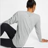 Nike Sweatshirts Women's Gray Crew Neck Moderate Regular AT0600-063