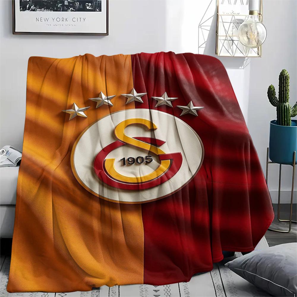 1PC Galatasaray S Patterned Flannel Blanket Suitable For All Seasons for Home Decor Warmth and Comfort Gifts Holiday Present