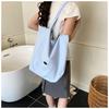 Canvas Bag Women's Large-capacity New Summer Versatile Casual Shoulder Bag College Student Class Tote Bag