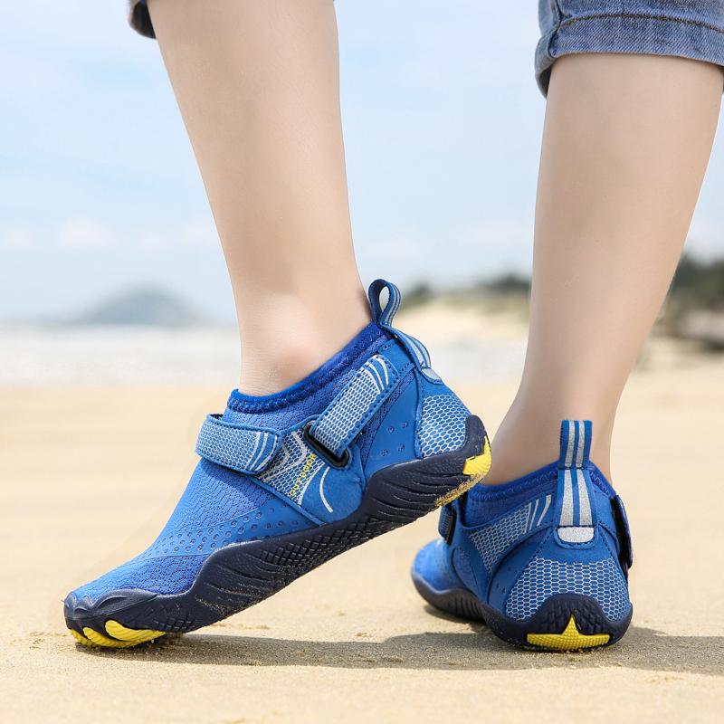 24–39 Sommer-Kinder, schnell trocknend, Silikon, weicher Boden, fünf Finger, Schwimmschuhe, Outdoor-Strandschuhe