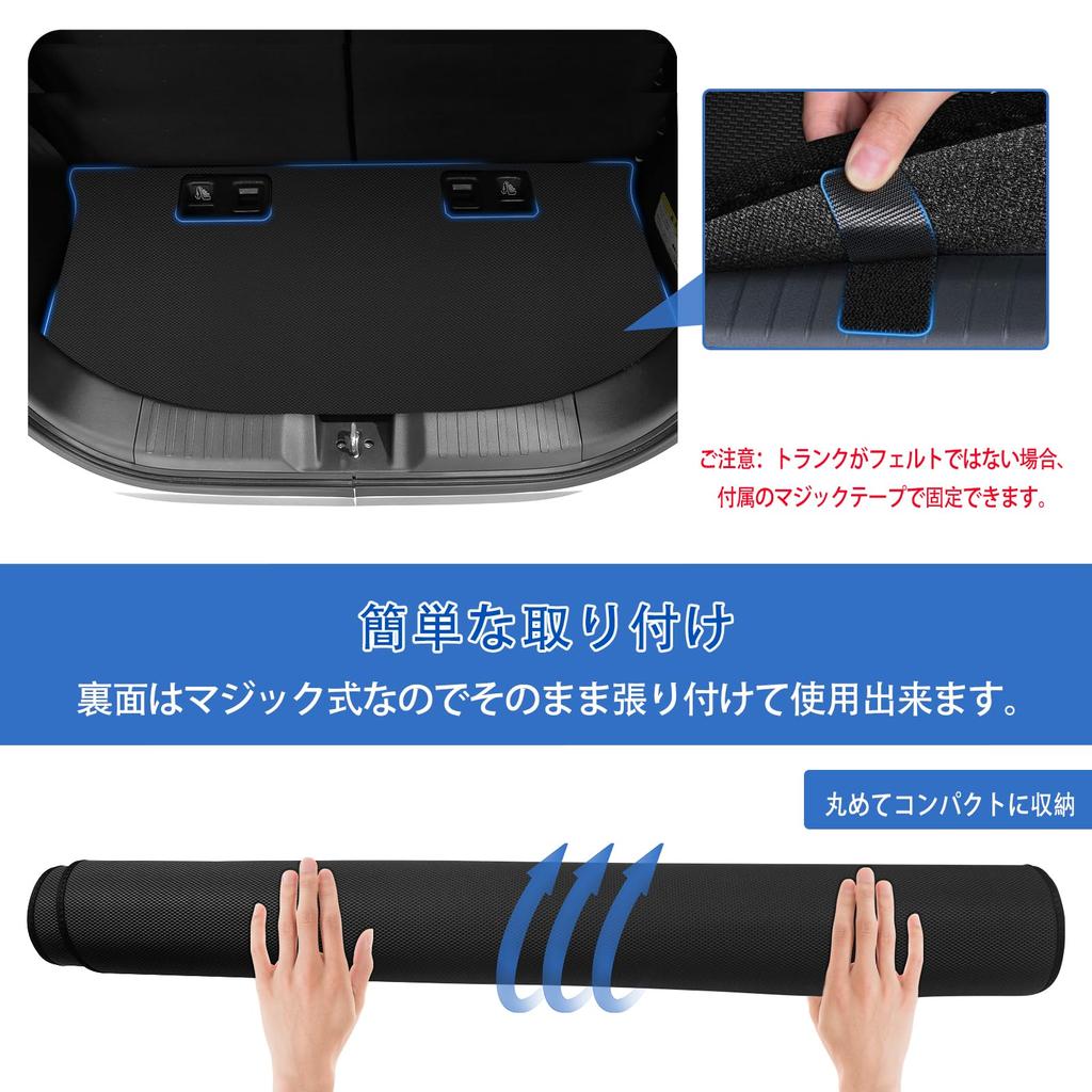 New JF5 JF6 Luggage Mat NBOX JOY Jf5 Jf6 Exclusive 2D Trunk Mat PVC Material Cargo Mat Storage Protective Mat Waterproof Stain Resistant Abrasion