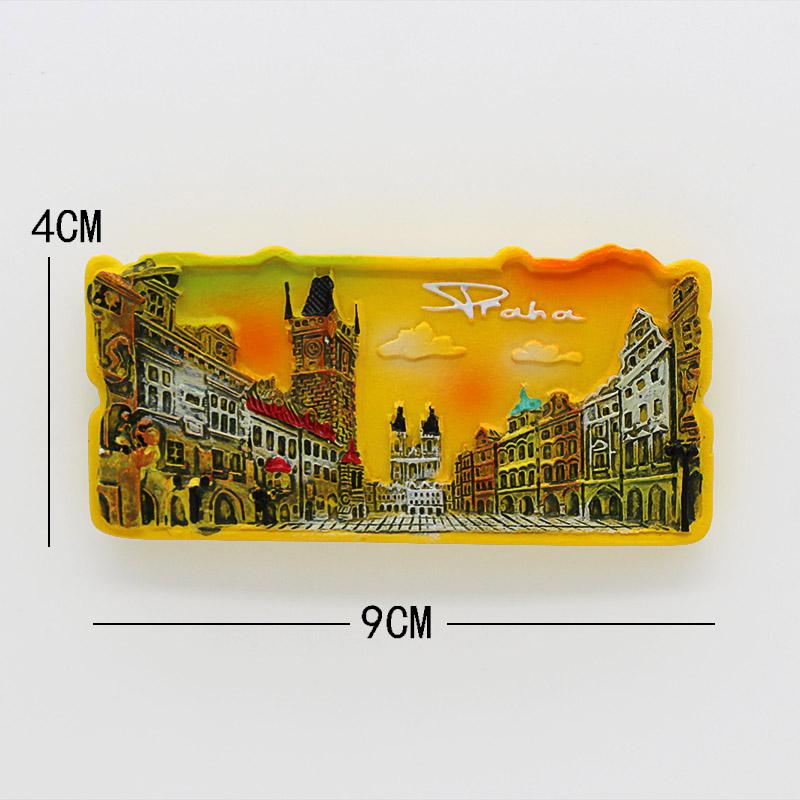 3D Fridge Magnet Magnetic Refrigerator Rome Colosseum Dubai Slovakia Israel Dubai Italy Tourism Souvenir Home Decoration Sticker