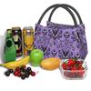 Happy Haunted Mansion Lunch Box for Women Halloween Cooler Thermal Food Insulated Lunch Bag Travel Work Pinic Container