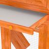 Small Animal Rabbit Hutch 2 Story Wooden Design