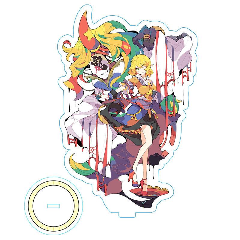

Anime Touhou Project Acrylic Stand Figure Hakurei Reimu Game Creativity Desktop Standing Decoration Model Plate Toy Props 15 cm