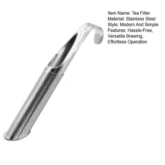 Tea Infuser Strainer Stainless Steel Bags Loose Leaf Filter with Hanging Hook Handle Multifunctional Tea Steeper for Tea Spices