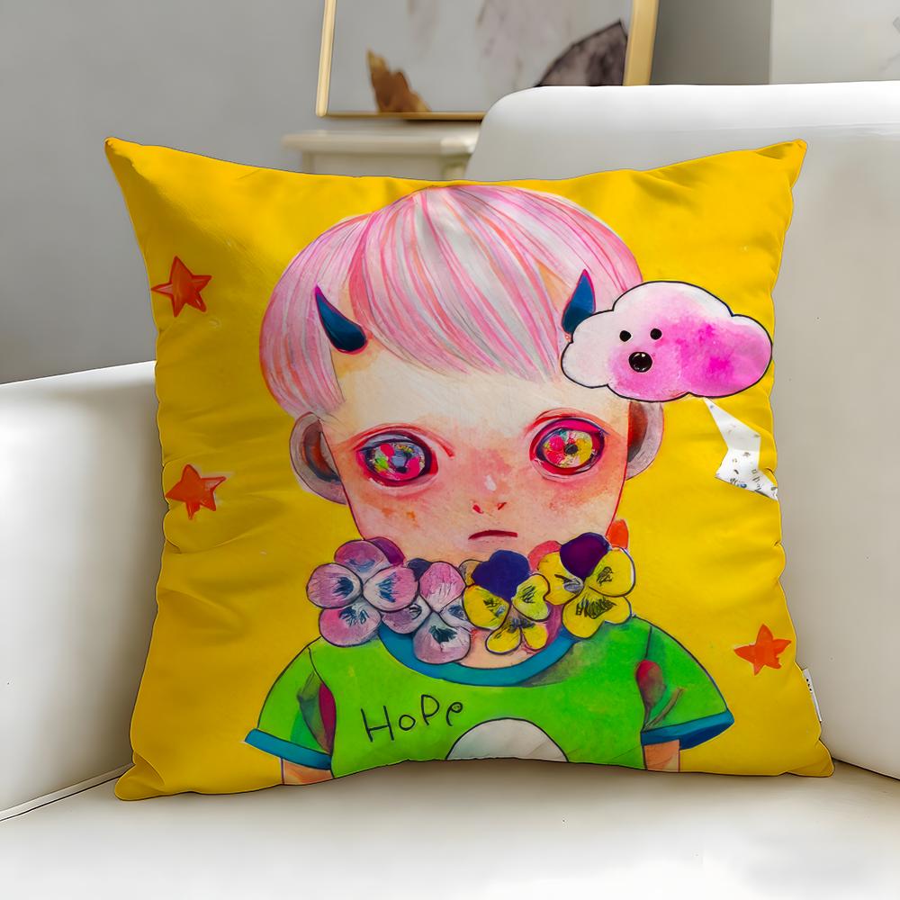 

classic artist Hikari Shimoda Cushion Cover Soft & Easy-Wash Pillow Case – Versatile for Couch, Bed, Travel and Office 30cmx30cm