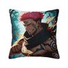 Pillow Case Ryomen Sukuna Jujutsu Kaisen Polyester Pillow Cover Kawaii Cushion Cover Pattern Pillowcases For Home Decorative