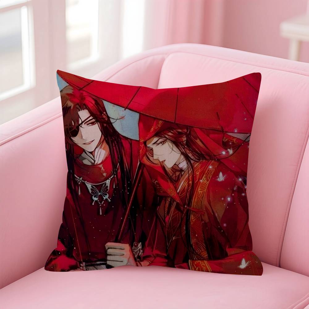 Anime Heavenly Officials Blessing Pillow Anime Pillow Sofa Bed Head Pillow Cover Cushion Cover Fashion