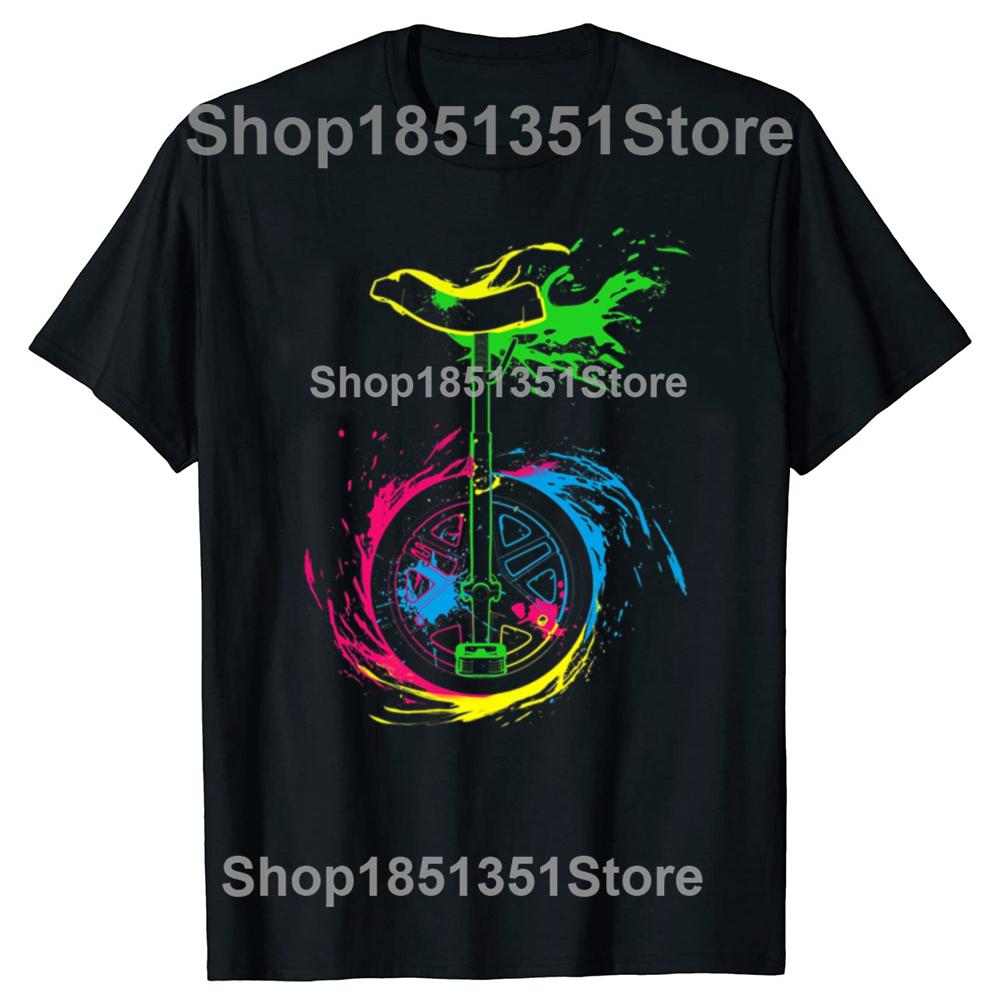 Funny Electric Unicycle Graphic Tshirts Men Womens Fashion Casual Tshirt 100 Cotton Loose Oversized T Shirt