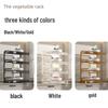 Zhishi 6-Tier Kitchen Meal Prep Organizer Rack