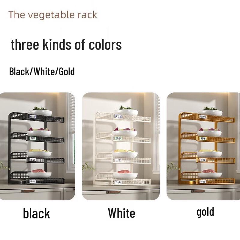Zhishi 6-Tier Kitchen Meal Prep Organizer Rack