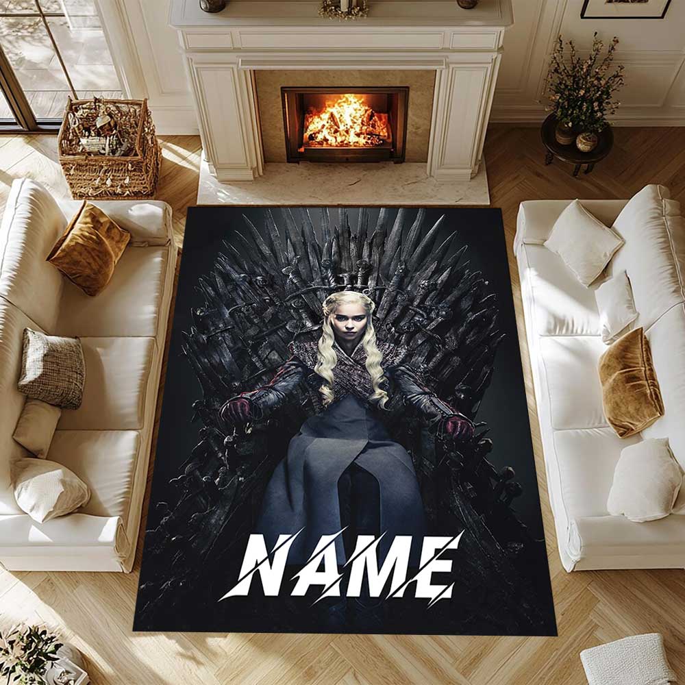 Like Warner Bros. Movies (4) Customize your name rug, office chair cushion, home bedroom living room gift.