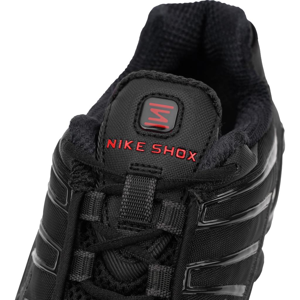 Nike Shox TL Black 2019 Women Sneakers Metallic-Hematite Max-Orange AR3566-002
