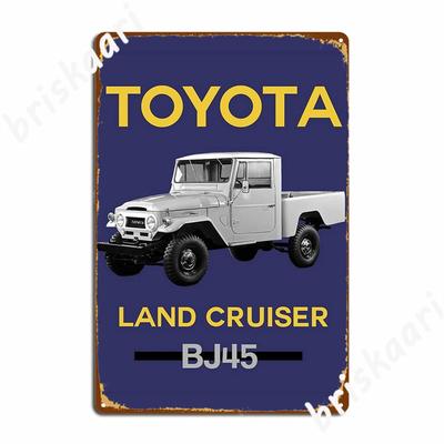 Land Cruiser BJ45 Metallschilder Design Heimwand Kneipe Wandmalerei Blechschild Poster