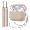 AirPods Pro 2 Silicone Case with Cleaning Pen & Carabiner