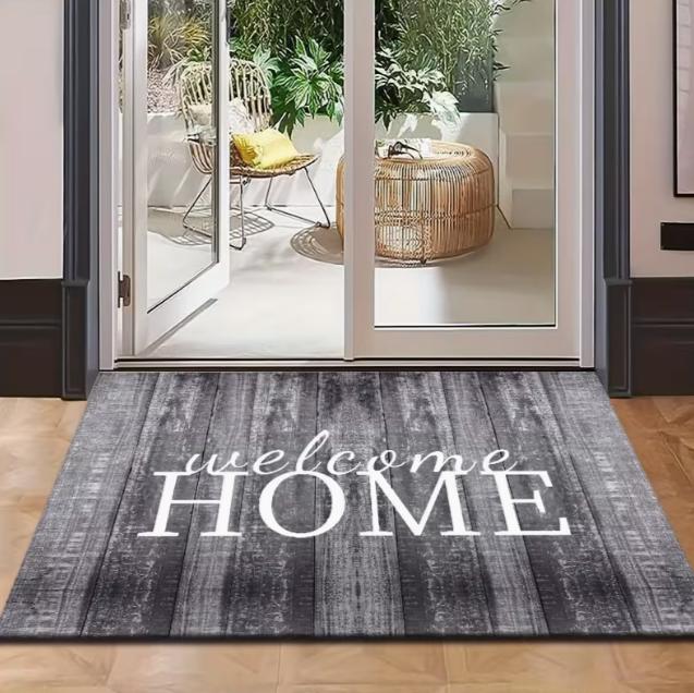 Floral Welcome Doormat Interesting Doormat Autumn Front Doormat. Non Slip Indoor Entrance Doormat Home Porch Decoration 40cm x 60cm