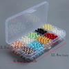 630Pcs 6mm Round Acrylic Beads, 10 Colors Set for Jewelry Making, Valentine's DIY, Bracelet Necklace Craft Supplies