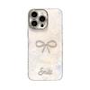 Pearl Bow Is Suitable for Apple 17promax Mobile Phone Case Iphone16 High-value Girls 15 New Models 14 Outside