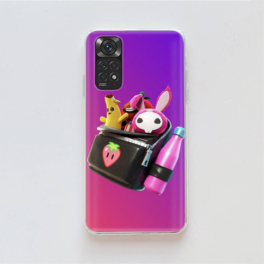 RT89 Fun Fortnite Hülle für Samsung A04 A14 A23 A34 A54 M23 M33 M52 M53 Realme 10 9 C30S C35 C55 VIVO Y02S Y21 Y33S Y51 X80 Pro Klare Abdeckung