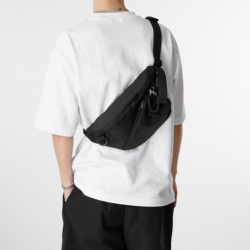 Geantă pentru bărbați, geantă japoneză, impermeabilă, diagonală, agățată, geantă pentru sâni, pentru bărbați, Guochao, geantă sport, geantă de umăr pentru bărbați