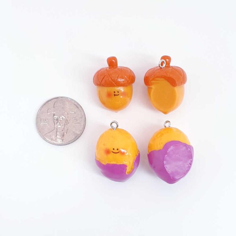Acrylic Acorn Sweet Potato Keychain Accessory Supplies