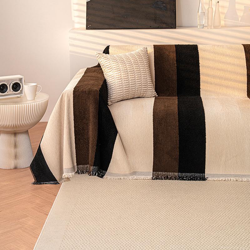 Ins High-end Modern Nordic Sofa Cover Cloth Chenille Sofa Towel Slipcover Anti-cat Scratch Sofa Cover Universal for All Seasons