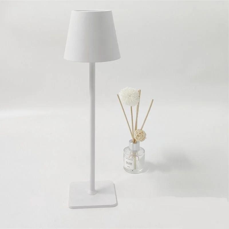Rechargeable LED Table Lamp Touch Switch 3 Levels Dimmable Desk Lights Bar Club Dinner Creative Decorative Ambient Lighting