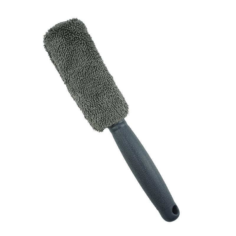 Car Wash Portable Microfiber Wheel Tire Rim Brush Car Wheel Wash Cleaning for Car with Plastic Handle Auto Washing Cleaner