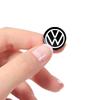 2026 Hot Valve Stems Caps 10Pcs 14mm For Volkswagen VW GTI Golf Beetle Passat Jetta Touran T-ROC Tiguan Polo R Car Logo Key Remote Contro ET1