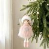 Plush Christmas Angel Girl Ornament Mesh Christmas Tree Decor  Christmas Tree Decoration