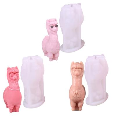 Animal Shaped Silicone Molds Alpacas Molds Candle Molds Casting Molds Chocolate Molds Epoxy Resin Molds Baking Molds
