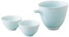 Hasami Ware Celadon Half Sake Set 11438 (gift Box)