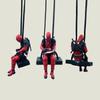 Deadpool Car Swinging Cute Ornament Rear View Mirror Decorations Accessories