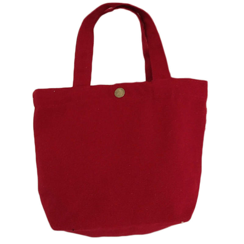 Women'S Fashion Solid Color Mini Handbags Women'S Canvas Tote Ladies Casual Bag Girl Student Cloth Bags