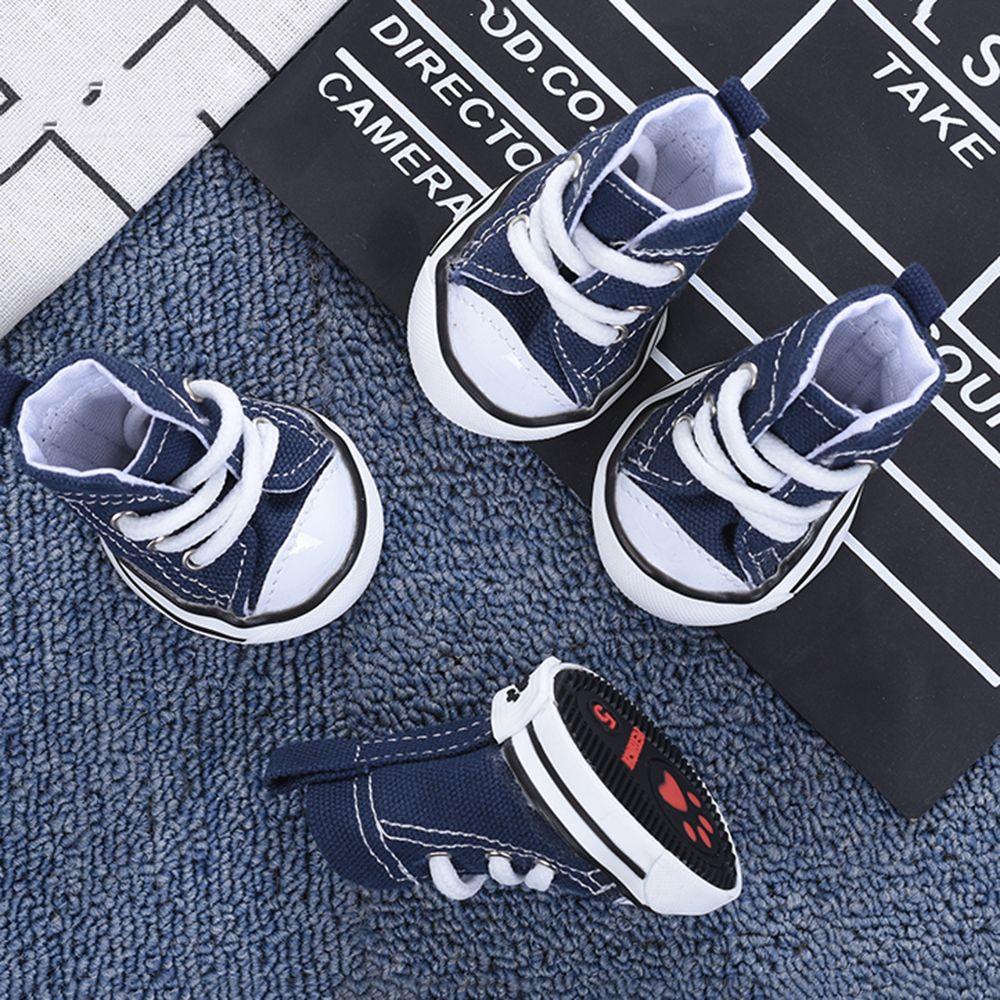 Style Outdoor Breathable For Small Dogs,Cats Pet Booties Puppy Sneaker Dog Shoes Pet Denim Shoes