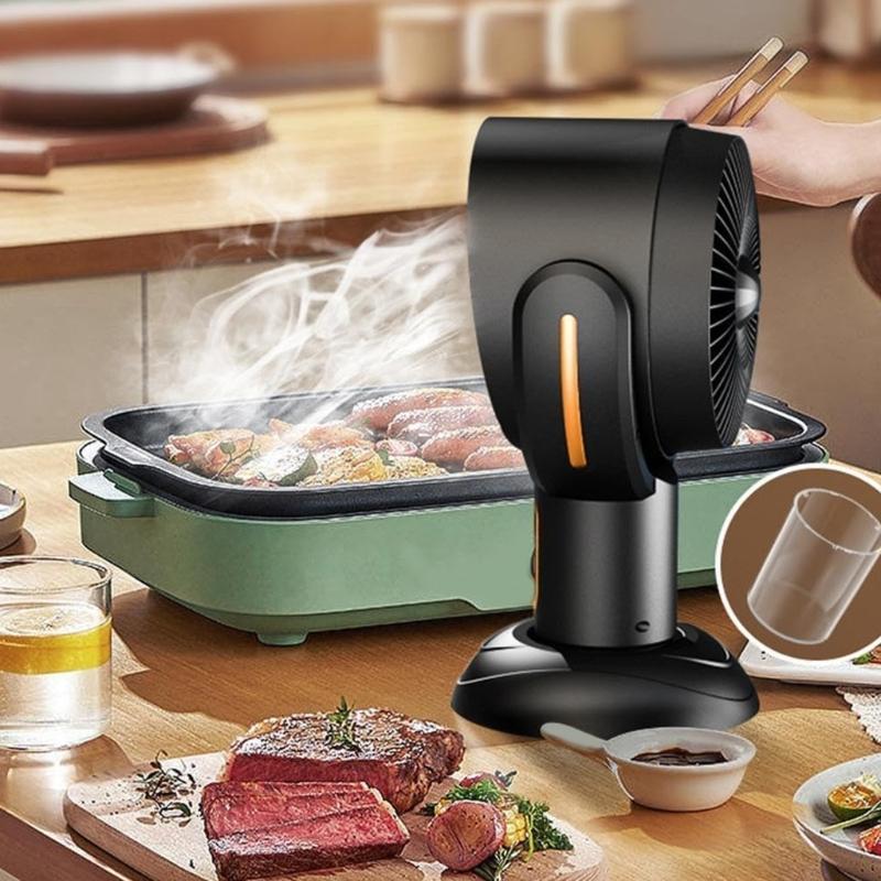 Cappa Aspirante da Tavolo Regolabile Dispositivo Purificazione Fumi Funzionamento Silenzioso Cappa Aspirante da Cucina Texture ABS per Cucina