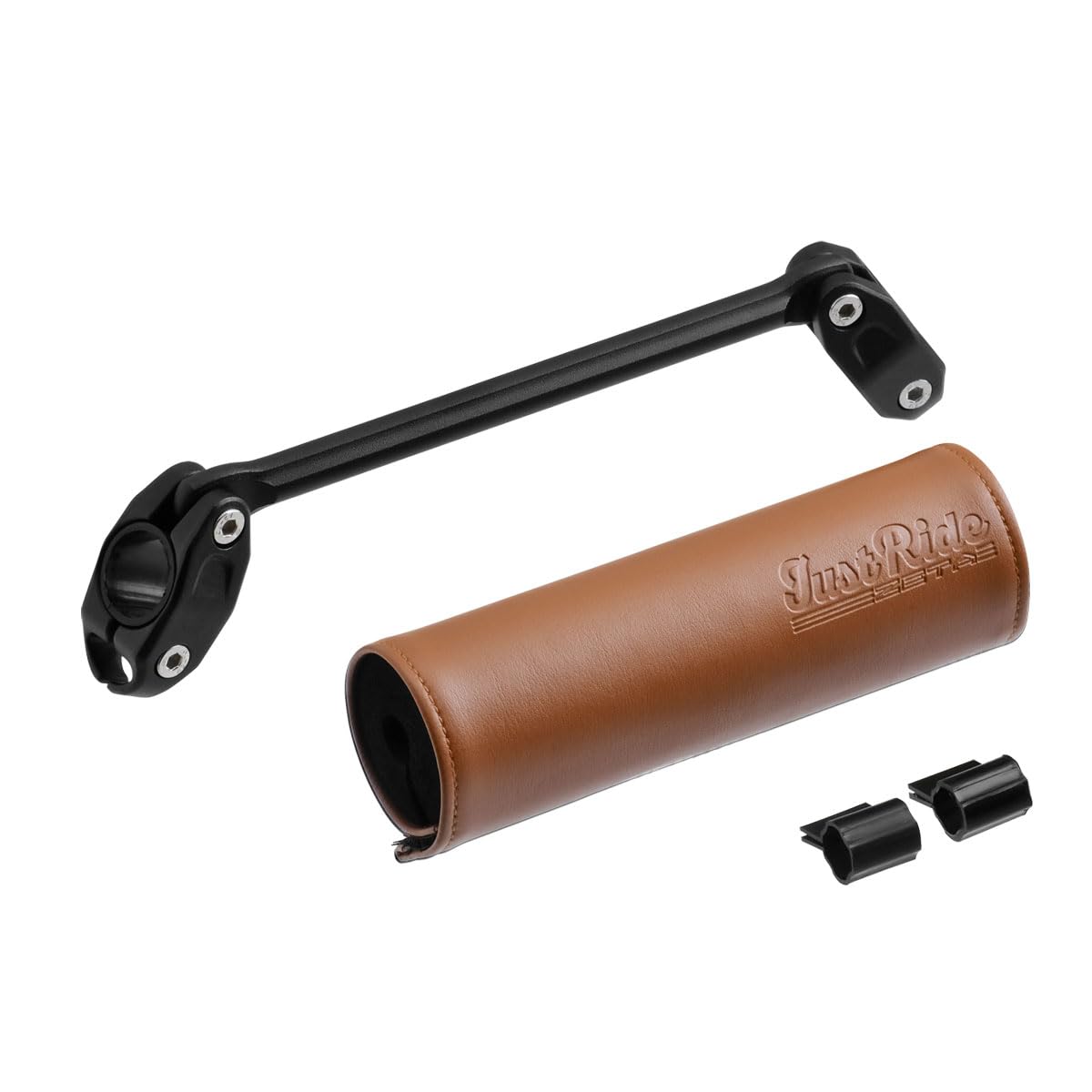 

ZETA RACING Scrambler Bar Pad 165mm Brown Handlebar Brace 185mm Vintage Scrambler Synthetic Leather Handlebar G5581 & Set, Style, Reinforcement,