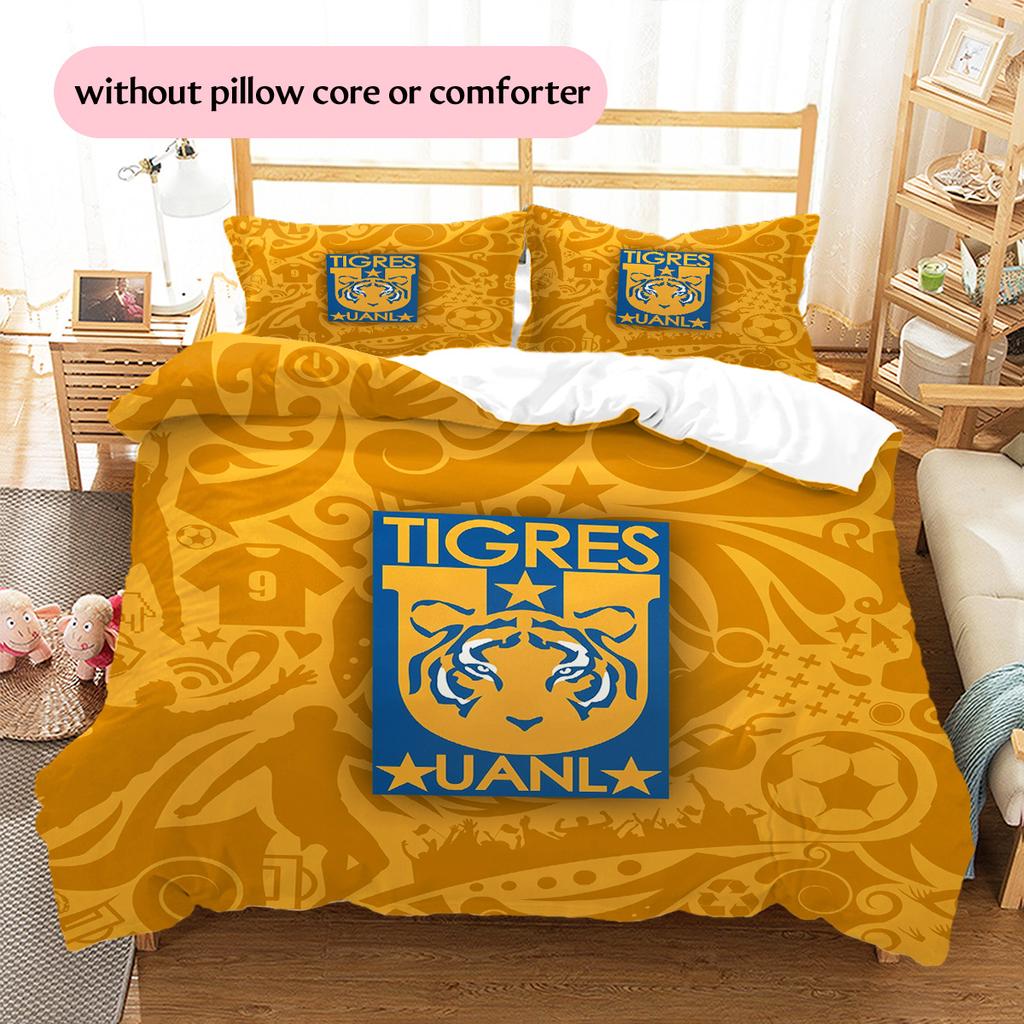 Club León  Pattern Bedding Quilt Set  Home Decoration  Gift (1 * duvet cover + 2 * pillowcase  without core)