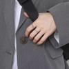 Women's Adjustable Minimalist Ring - Hong Kong Style, Elegant, High-End, Colorfast, Perfect for Index Finger