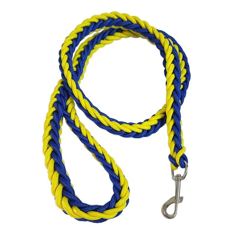 Nylon Dog Harness Leash For Medium Large Dogs Leads Pet Training Running Walking Safety Mountain Climb Dog Leashes Ropes Supply