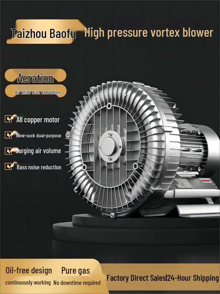 Vortex High-Pressure Industrial Vacuum and Aerator Pump