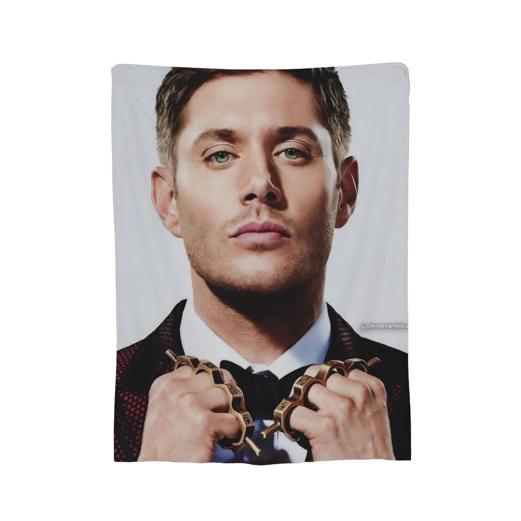 Supernatural Sam Winchester Blanket Fleece Spring/Autumn   Multifunction Soft Throw Blankets for Bed Couch Bedding Throws