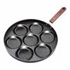 JingJingRS 7-Hole Maifan Stone Non-Stick Egg Frying Pan