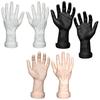 Mano Manichino in PVC Tocco Realistico Strumento Portatile per Esposizione Texture Flessibile per Guanti Braccialetti Accessori Negozio al Dettaglio