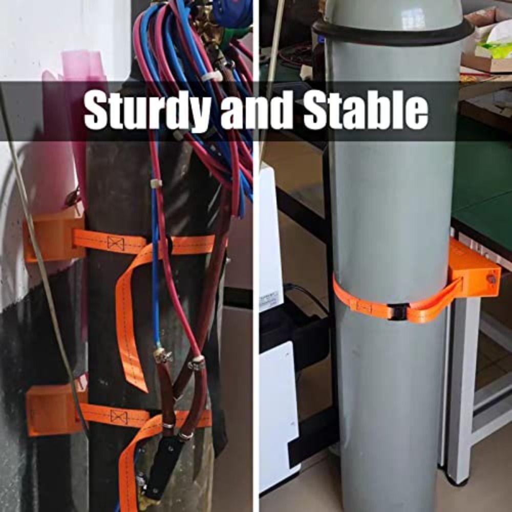 Durable ABS Gas Cylinder Bracket Heavy Duty Wall Mounted Bracket Propane Tank Holder  Motorhome