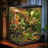Glass Terrarium 20x20x30cm Waterproof Bottom For Reptiles Amphibians